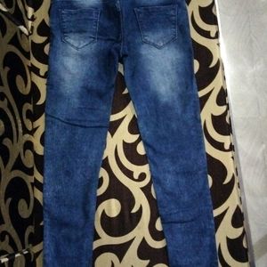 Toned High Waist Denim Jeans.