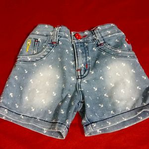 Unisex Babies Denim Shorts 🩳