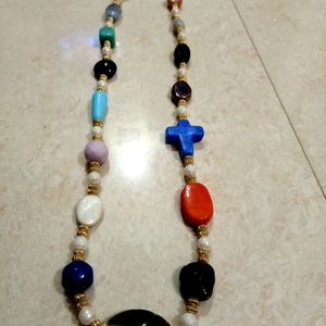 Multicolour Crystal Mala Unisex