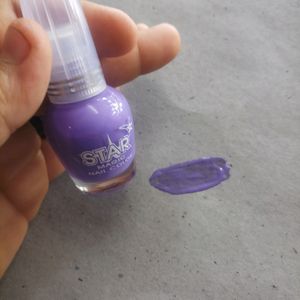 NAIL POLISH LAVENDER COLOUR