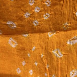 Orange Bandhani Dupatta