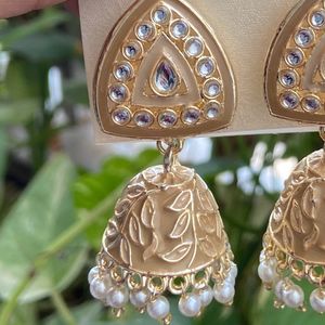 Traditional Earrings - Biscuit Brown