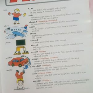 Picture With English Dictionary For Children