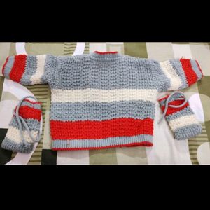 Baby Woollen Sweater - 2 Combo