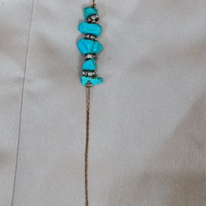 Turquoise Stone Shaped Bracelet