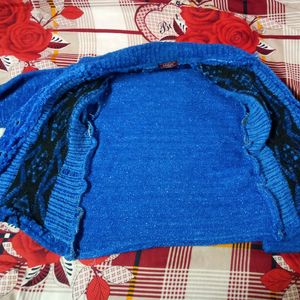 Blue Shimmer Sweater