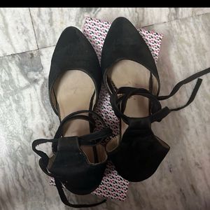 Black Tie Knot Heels