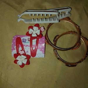 Clips Bangles Nd Banana Clip