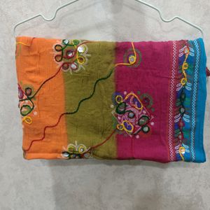 Multi Colour Cotton Dupatta