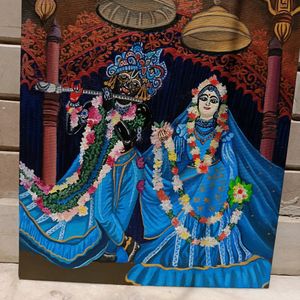 Iskcon Radha Krishna Painting