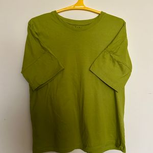 Oversized Fluorescent Green T Shirt