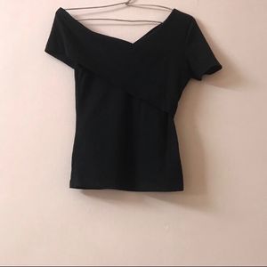 Black Off Shoulder Top