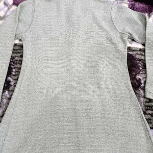 Grey Warm Coat For Women's