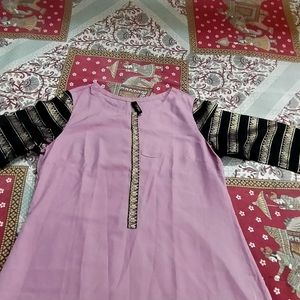 office/college wear peach colour kurti