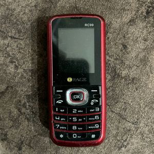 Old Blackberry Mobile Single SIM Black And Red Com