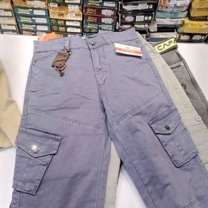 Boys Cargo Jeans Cotton