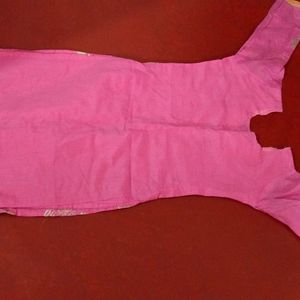 Pink Churidhar With Beutiful Duppata And Pant