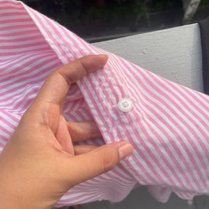 White And Pink Shirt