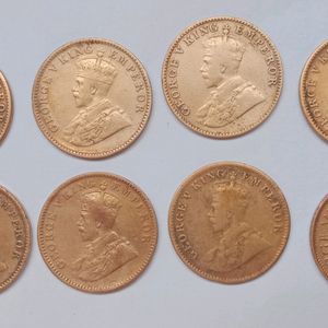 Old Coins (Set Of 8) - India