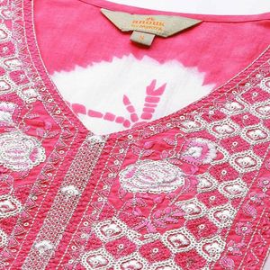 Rose Anarkali Kurta Set For Beautiful Wearing