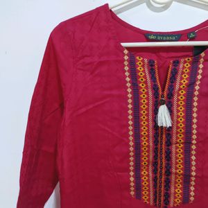 Pink Kurta