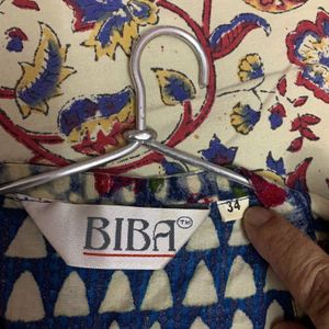 Beautiful Ajrakh Designer biba Kurta Is For Sale