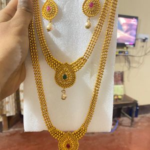 Rubans Gold Plated Jewellery Set