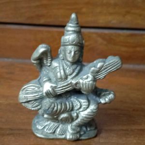 Brass Saraswati Idol