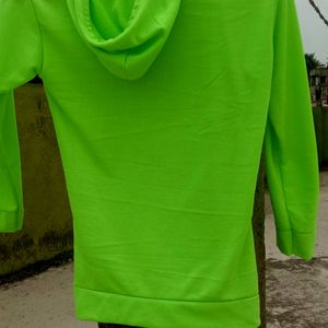 Fluorescent Green Hoodie