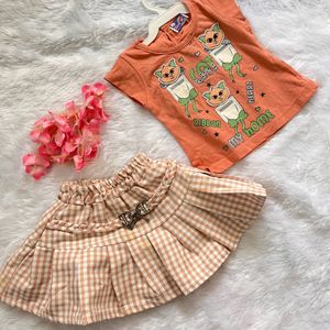 Baby Skirt And Top Set