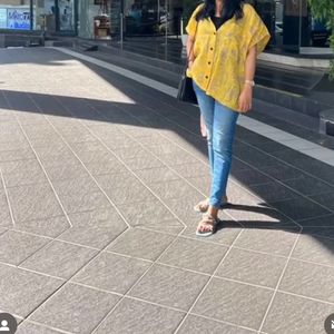 Yellow Tunic Shirt Top