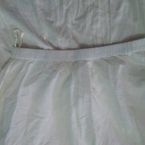 New Off White Colour Skirt