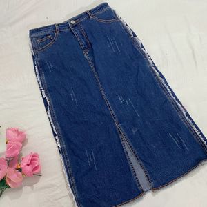 Denim Skirt Stretchable