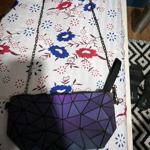 New Luminous Geometric Sling Bag