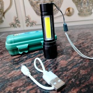 Rechargeable LED Long Range Flashlight Torch