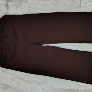 🔥coffee brown 🤎 wide leg trouser. new never used