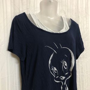 Tweety Short Sleeve Top