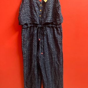 sleeveless jumpsuit