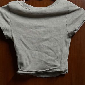 Scoop Neck Crop Top