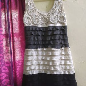 Mini Dress With Flared