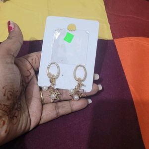 Golden Earings by Forever Glam Pantaloon