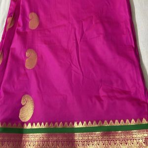 Silk blend saree for Sale