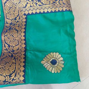 New Saree Sea Green