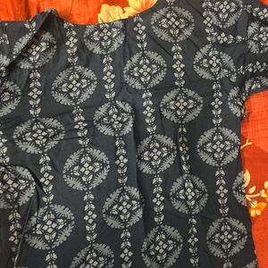 Beautiful Navy Blue Kurta