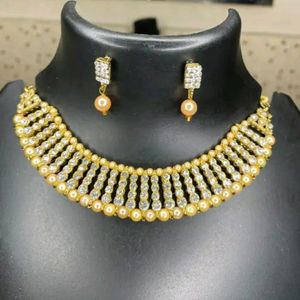 Gold Plated Combo Jewellery Sat