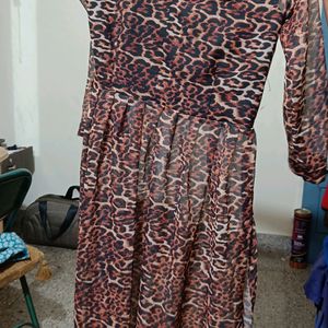 Leopard Tiger Print Kurti