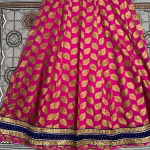 Pink Lehenga+ Choli+ Dupatta