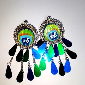 Peacock Earring