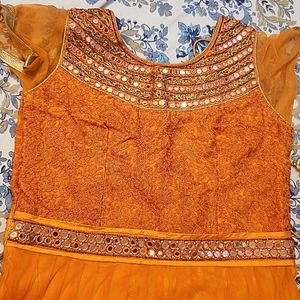 Beautiful orange Ethinic Dress