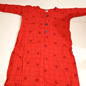 Beautiful Red Kurti XL